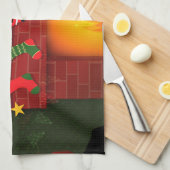 kerstmis nosferatu theedoek (Quarter Fold)