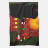kerstmis nosferatu theedoek (Verticaal)