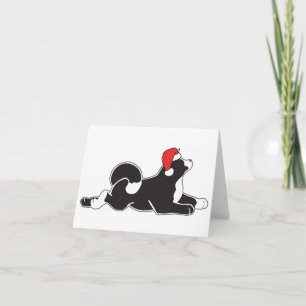 Kerstmis Notecard van MARS Akita Feestdagen Kaart