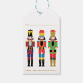 KERSTMIS NOTENKRAKER CADEAU STICKER CADEAULABEL (Voorkant)