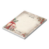Kerstmis Notitieblok (Gedraaid)