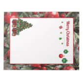 Kerstmis Notitieblok (Voorkant)