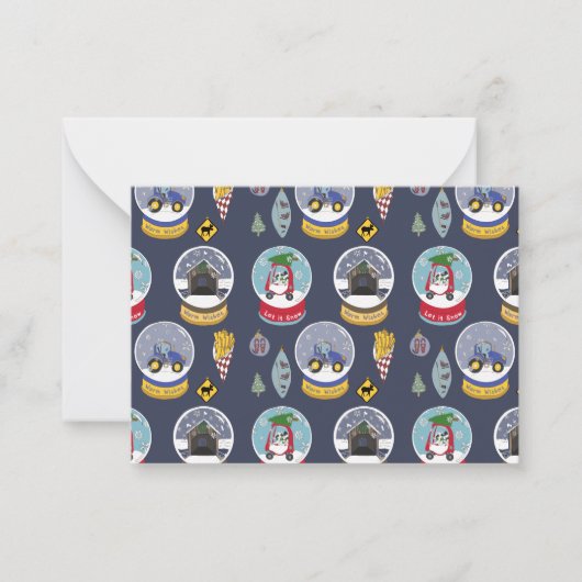 Kerstmis Notitiekaartje (Voorkant)