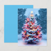 Kerstmis Notitiekaartje (Voorkant / Achterkant)