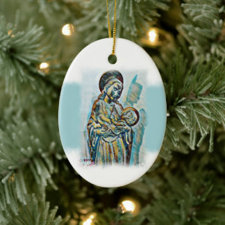Kerstmis Novena Keramisch Ornament