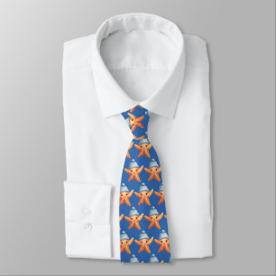 Kerstmis Oceaan Dierlijke Necktie Stropdas