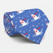 Kerstmis of Apres skipartij skimuis Stropdas (Opgerold)