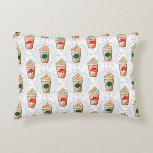 Kerstmis: Ogee Snowflake Patroon Accent Kussen