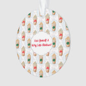 Kerstmis: Ogee Snowflake Patroon Ornament (voorkant)