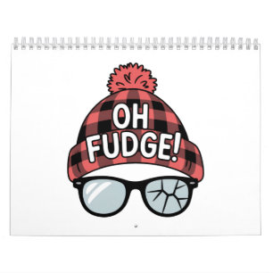 Kerstmis Oh Fudge Xmas Vakantie Grappige Feestdag Kalender