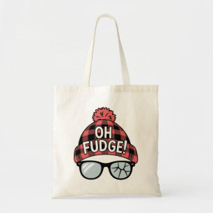 Kerstmis Oh Fudge Xmas Vakantie Grappige Feestdag Tote Bag