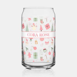 Kerstmis Oh wat leuk eerste verjaardag Blikvorm Glas