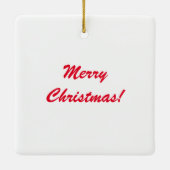 Kerstmis om lijst te doen keramisch ornament (Achterkant)