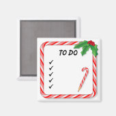Kerstmis om lijst te doen magneet (Voorkant / Achterkant)