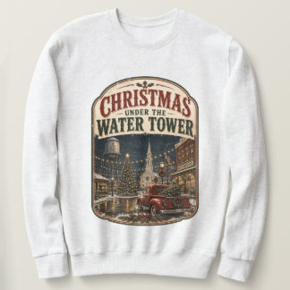 Kerstmis onder de watertoren vintage trui