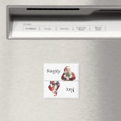 Kerstmis Ondeugend Mooi Magneet (Insitu (Vaatwasser))