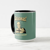 Kerstmis: Ontdek mijn pakket Mok (Voorkant links)