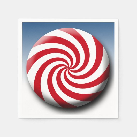 Kerstmis Ontwerp Red White Holiday Colour Servetten (Voorkant)