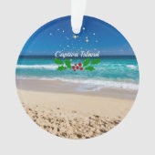 Kerstmis op Captiva Island, Florida Ornament (voorkant)