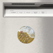 Kerstmis op de kust magneet (Insitu (Vaatwasser))