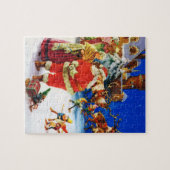 Kerstmis op de Noordpool Legpuzzel (Horizontaal)