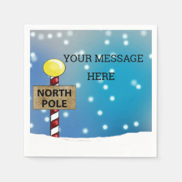 Kerstmis op de Noordpool Servet