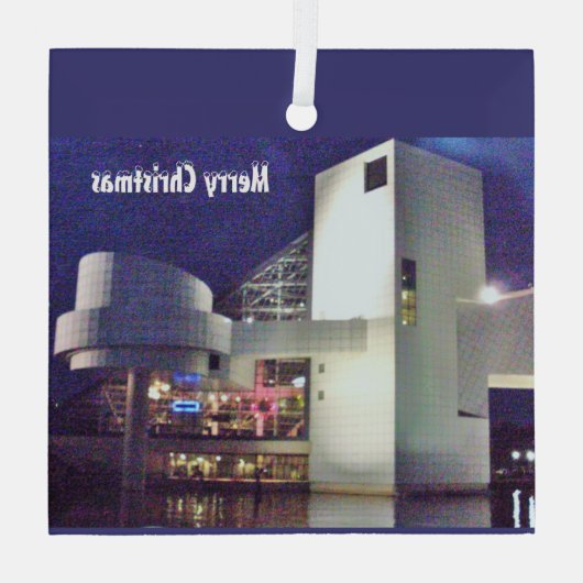 KERSTMIS OP HET ERIEMEER GLAS ORNAMENT (Achterkant)