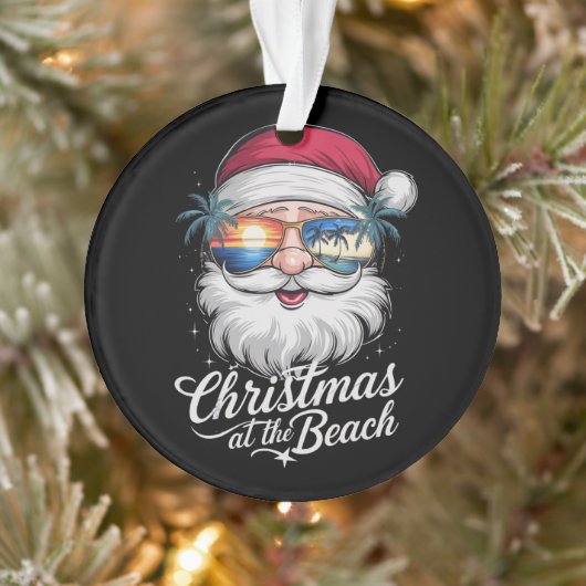 Kerstmis op het strand Hawaiiaanse zomervakantie Ornament (Boom)
