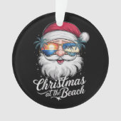 Kerstmis op het strand Hawaiiaanse zomervakantie Ornament (voorkant)