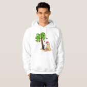Kerstmis op het strand hoodie (Voorkant volledig)