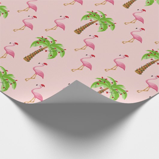 Kerstmis op het strand inpakpapier (Hoek)