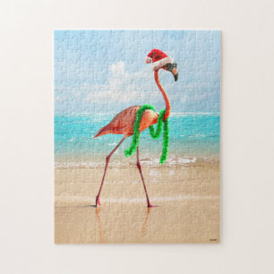 Kerstmis op het strand legpuzzel