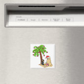 Kerstmis op het strand magneet (Insitu (Vaatwasser))