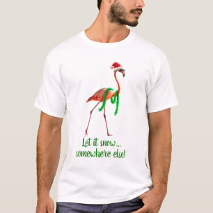 Kerstmis op het strand t-shirt