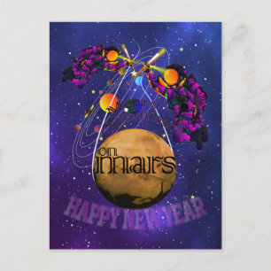 Kerstmis op MARS Briefkaart
