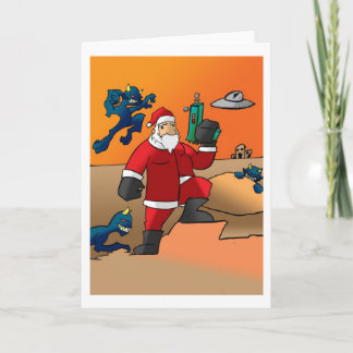 Kerstmis op Mars Feestdagen Kaart