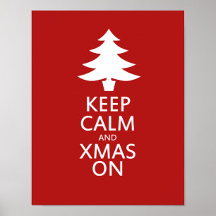 Kerstmis op poster