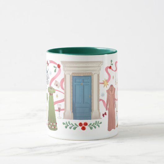 Kerstmis op Randalls Mok (Hunter Green) (Midden)