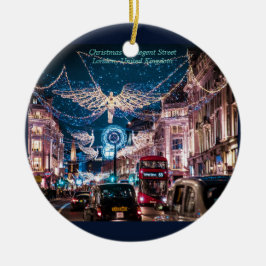 Kerstmis op Regent Street UK London Keramisch Ornament