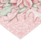 Kerstmis op roze achtergrond tafelkleed (Gekanteld)