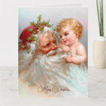 Kerstmis op vintage Santa wijze