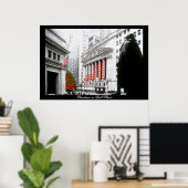 Kerstmis op Wall Street~poster Poster (Thuiskantoor)