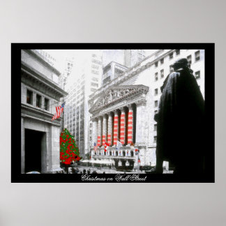 Kerstmis op Wall Street~poster Poster