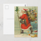 Kerstmis op weg naar postkaart (Voorkant / Achterkant)