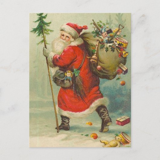 Kerstmis op weg naar postkaart (Voorkant)