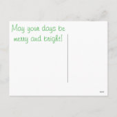 Kerstmis opnieuw! feestdagenkaart (Achterkant)