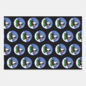 Kerstmis Orca Killer Whale Inpakpapier Vel (Voorkant 2)