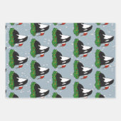 Kerstmis Orca Killer Whale Inpakpapier Vel (Voorkant 2)