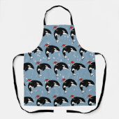 Kerstmis Orca Killer Whale Schort (Voorkant)