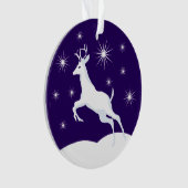 Kerstmis Ornament kerstrenrendiertje (voorkant)